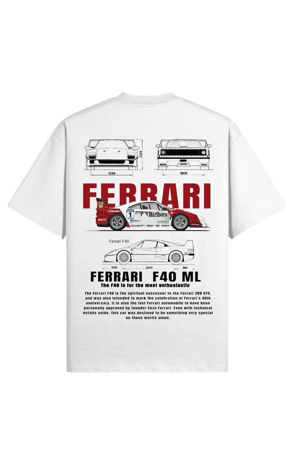Ferrari F40 ML T-Shirt